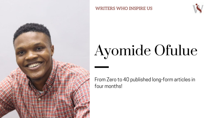 Writers Who Inspire Us: Ayomide Ofulue